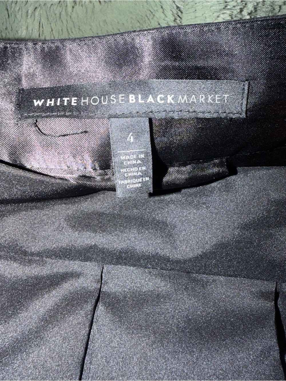 White House Black Market Black Maxi Pleated Evening Skirt - Picture 7 of 11